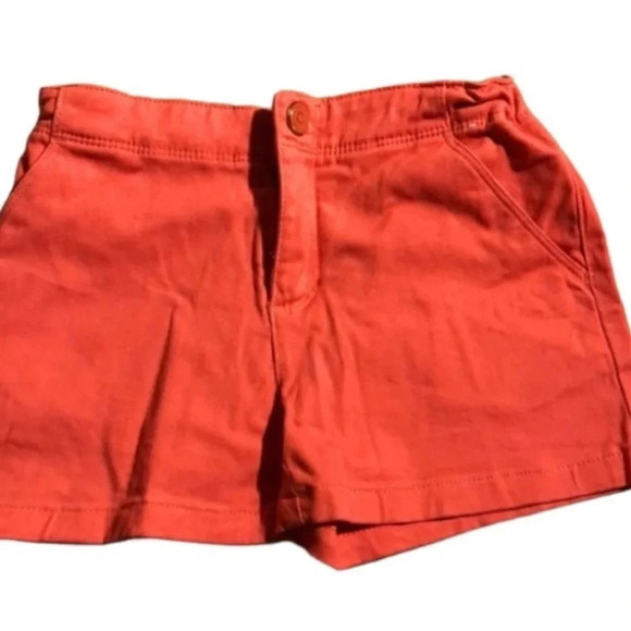 GYMBOREE OLD NAVY EUC GIRLS 2 SHORTS SUMMER WHITE BLUE ORANGE CASUAL GIRL SIZE 8 - Picture 3 of 8